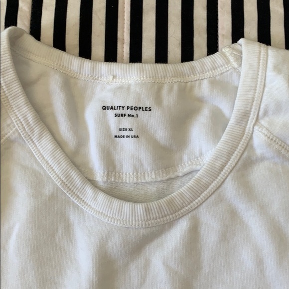 Quality Peoples white digital wave crewneck - Picture 3 of 4